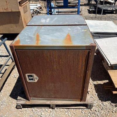 Sale Photo Thumbnail #69: #1050 • 2 Metal Storage Boxes
