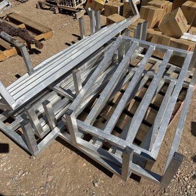 Sale Photo Thumbnail #322: #2402 • 7 Metal Racks
