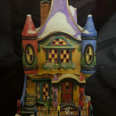 Lot 327: Department 56 Crayola Polar Palette Art Center – North Pole Series    