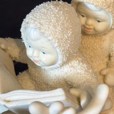 Lot 180:  Vintage Dept.56 Snowbabies 'A Journey For Two by Caribou' 8”