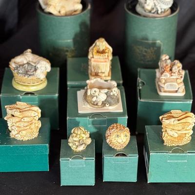 Lot 166: Harmony Kingdom Figurine Boxes In Original Boxes