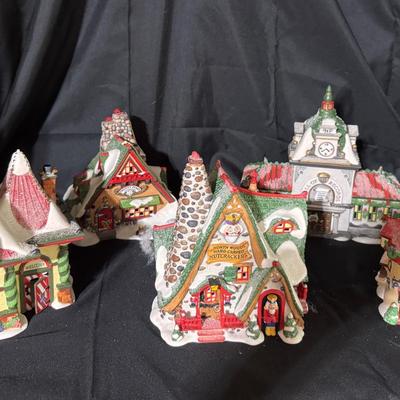 Lot 203: Dept 56 North Pole Series Christmas Village