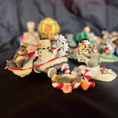 Lot 310: Charming Tails Christmas Figurine Lot – Peppermint, Snow, and Holiday Cheer    