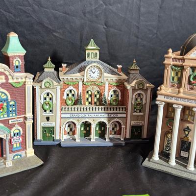 Lot 129:  Department 56 “Christmas In The City”… Three Houses