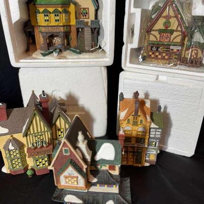 Lot 145:  Dept 56 …Five Dickens Village Collection