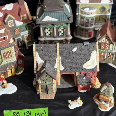 Lot 131:  Dept 56 … Dickens Village Series… 9 Pieces 