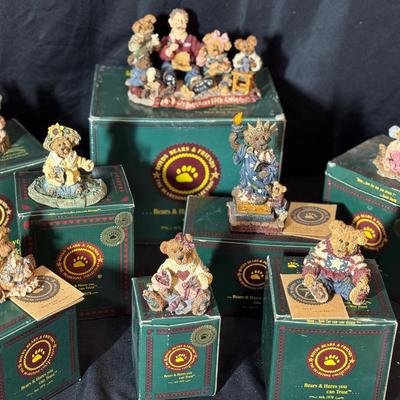 Lot 142:  Collection Of Nine Boyd’s Bears Figurines