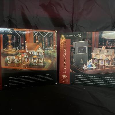 Lot 333: Department 56 Literary Classics – Tom Sawyer & Little Women Houses (Lot of 2)