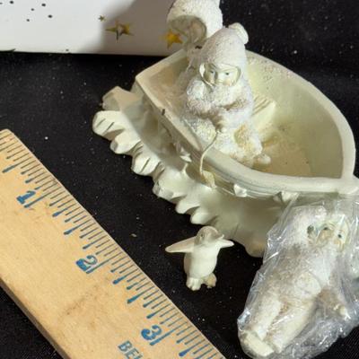 Lot 125:  Seven Miniature Department 56 Snowbabies