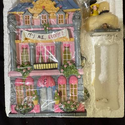 Lot 419: Dept 56 “It’s Me, Eloise!” Lighted Building – Eloise at The Plaza Hotel with Figure – Retir