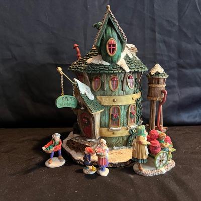 Lot 318: Department 56 Storybook Village – “P. Piper Pickles & Peppers” (Set of 4)      