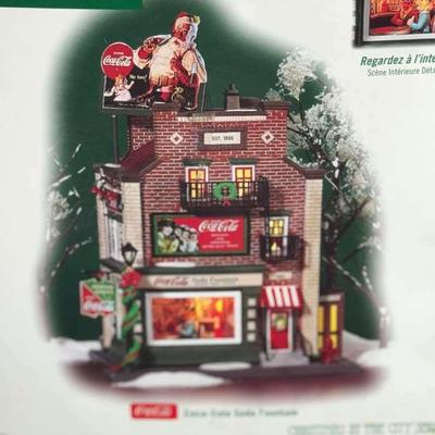Lot 102:  Department 56 Coca-Cola Fountain 