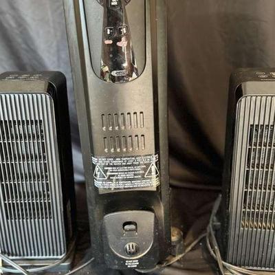 Lot 151:  Three Portable Heaters… All Power On
