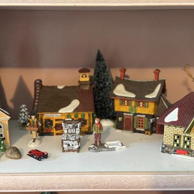 Lot 114:  Department 56 School And Church With Accessories 