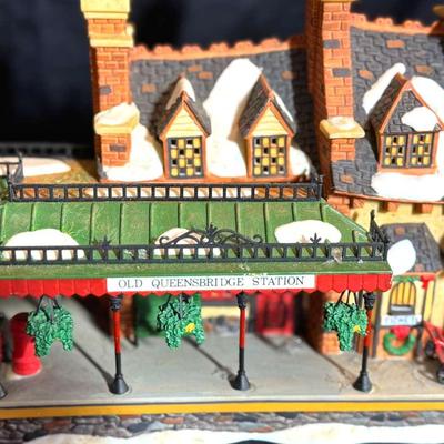 Lot 109:  Department 56 Palm Tree 13”, And Old Queensbridge Station
