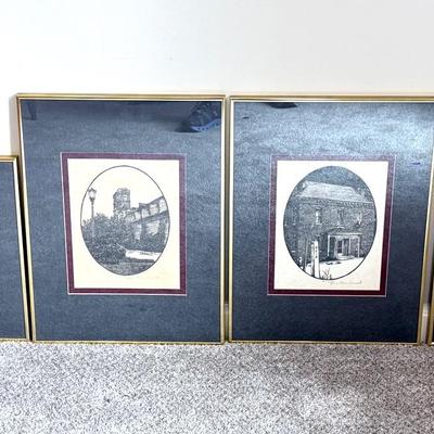 Dan Quest Woodcut Jack Daniel Collection Qty 4