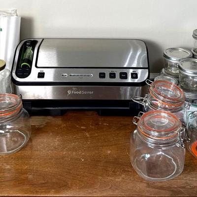 Food saver in canning jars