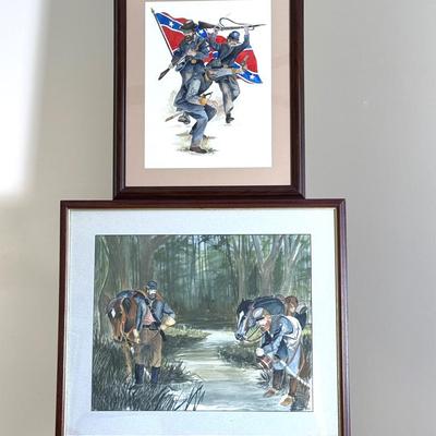 Civil War Paintings Howard Massey, Local Artist
