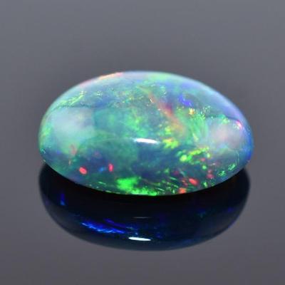 2.3 Carat Oval Black Opal