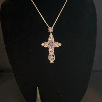 Nicky Butler Cross Pendant And Rings