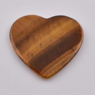 21.2 Carat Tigers Eye Heart