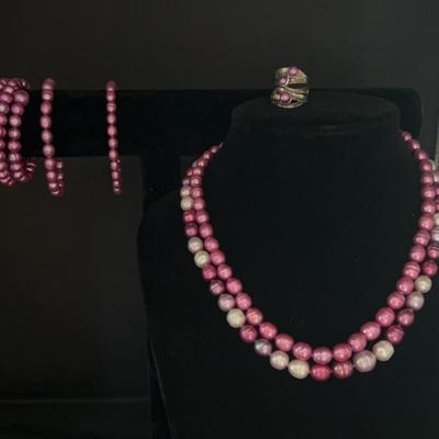 Pink And Purple Pearls