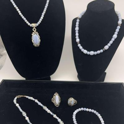 Carolyn Pollack And DTR Blue Lace Agate