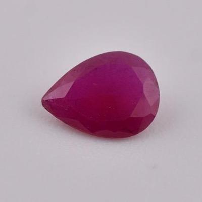 1 Carat Pear Ruby