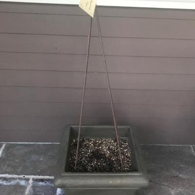 18" square planter $69