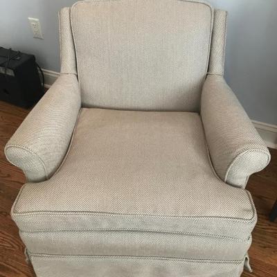 Lester custom down filled club chair $450