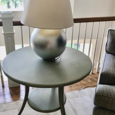 30" round 2 tiered table $289