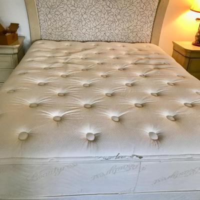 Grange Furniture of France custom made queen bed $695
queen boxspring and mattress $250