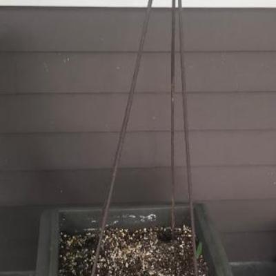 18" square planter $69