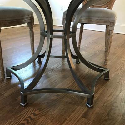 Jupe 60" round table with metal base $1,199
extends to 72"