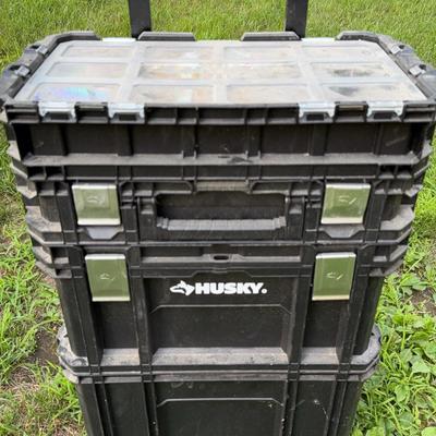 Husky Four-Piece Rolling Tool Storage Kit 