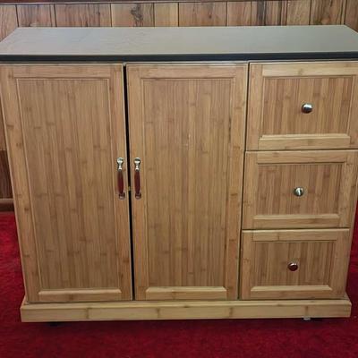 Rolling Buffet Bar Cart