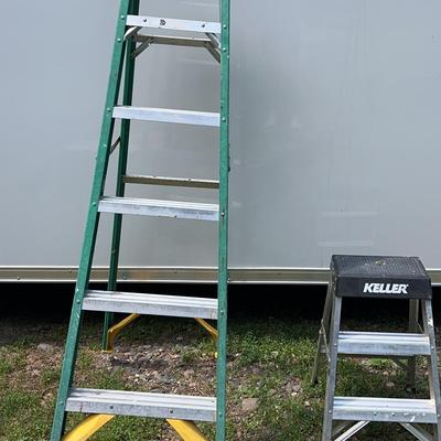 Pair of Step Ladders - 6' & 2'