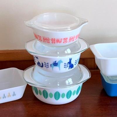 Vintage Glass Bakeware Collection