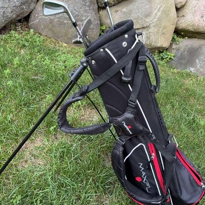 Maxfli Golf Bag + Mizuno MP-30 3 & 4 Irons + Putter