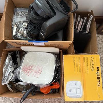 Mystery Kitchen Lot: Presto Cool Daddy Deep Fryer, & More