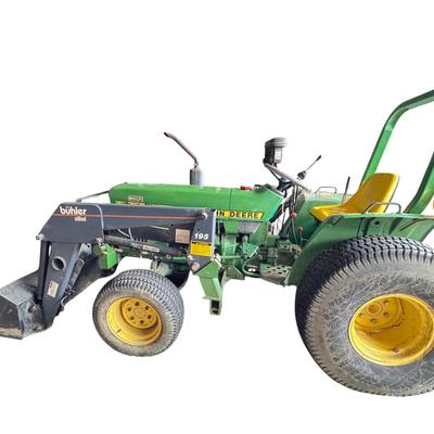 John Deere 750 Tractor w/ Buhler Allied 195 Front-End Loader 