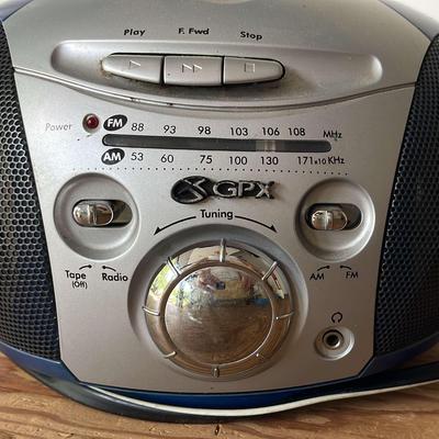 GPX Stereo Cassette Tape Player AM/FM Radio