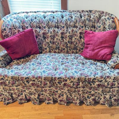 Floral Two Seater Couch