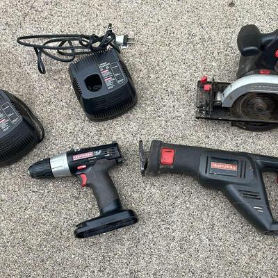 Lot Of Craftsman Power Tools - Tested 