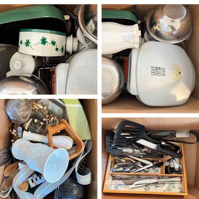 Mystery Lot Of Kitchen Equipment And Decor