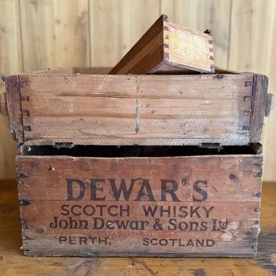 Dewar’s Scotch Whiskey Box & More