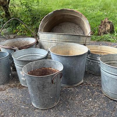 Galvanized Steel Buckets And Pails
