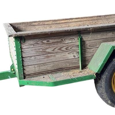 John Deere Wooden Trailer
