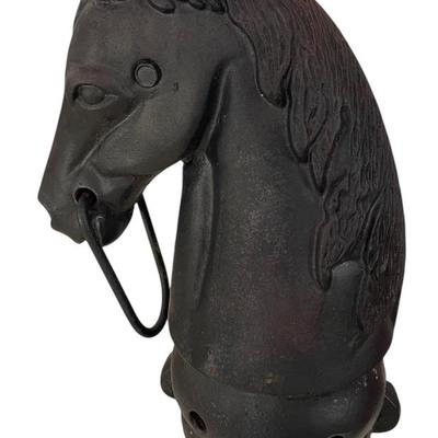 Large Wrought Iron Horse Head