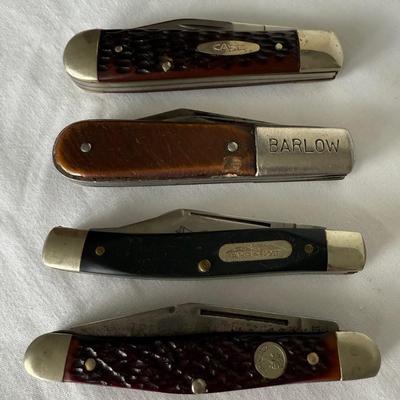 Four Pocket Knives 